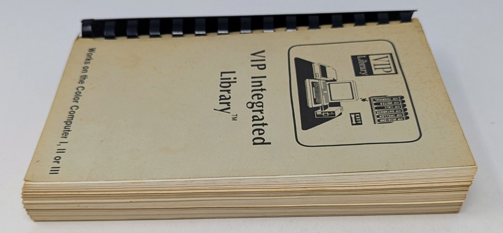 VIP Integrated Library - TRS-80 Tandy CoCo - w/ Manual & Note From Paul Anderson