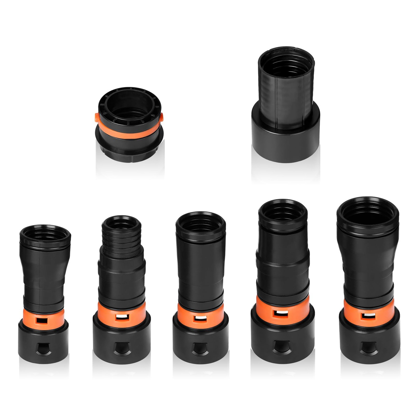 7-Piece Vacuum Hose Adapter Kit, Universal Vacuum Attachments for 1-1/4" Hose...