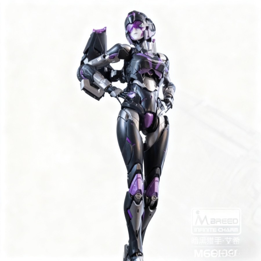 M66337 AICY Arcee Darkened Skye Assembled Action Figure Collectible Robot Toys