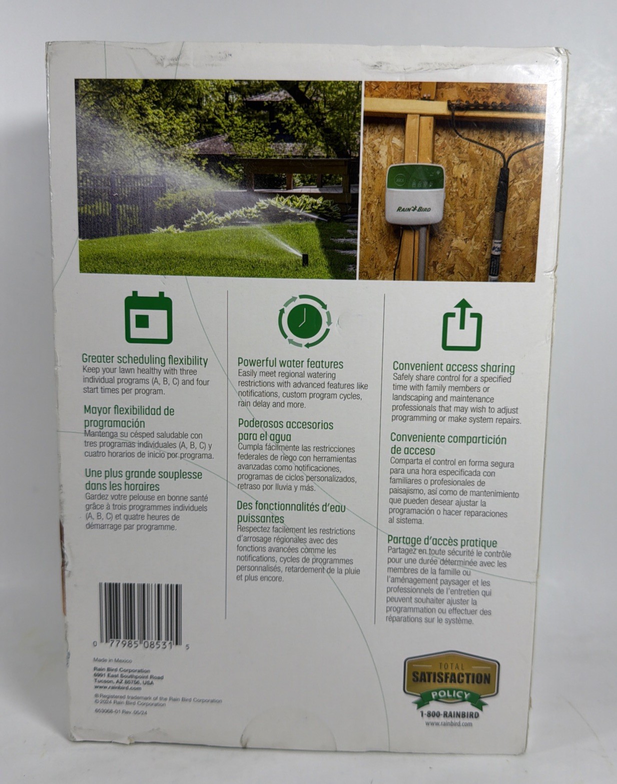 Rain bird Smart Irrigation Timer # ARC6I 6 Zone App Based - Open Box