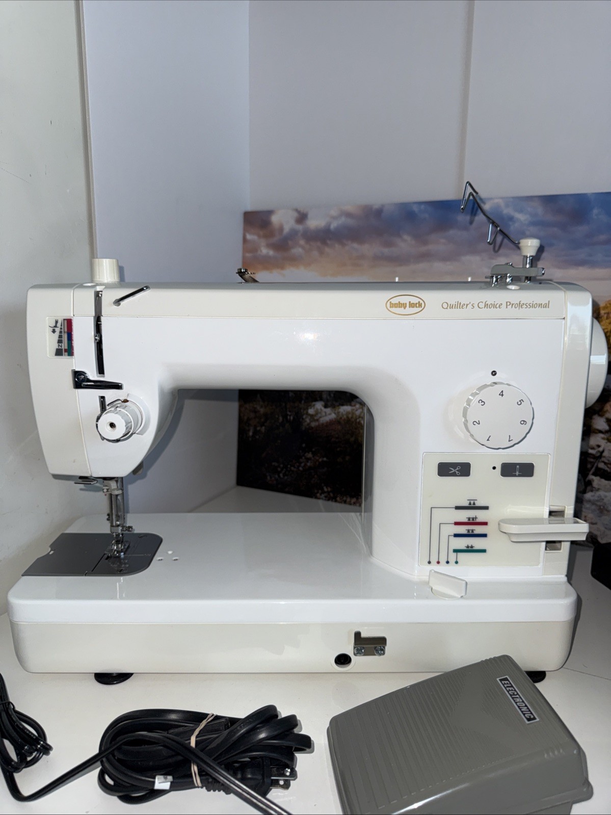 Baby Lock Quilters Choice Professional Model BLQP Sewing Machine, Rare