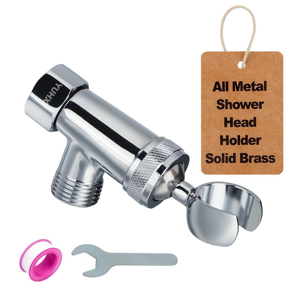 All Metal Shower Head Holder - Adjustable Showerhead Holder for Handheld