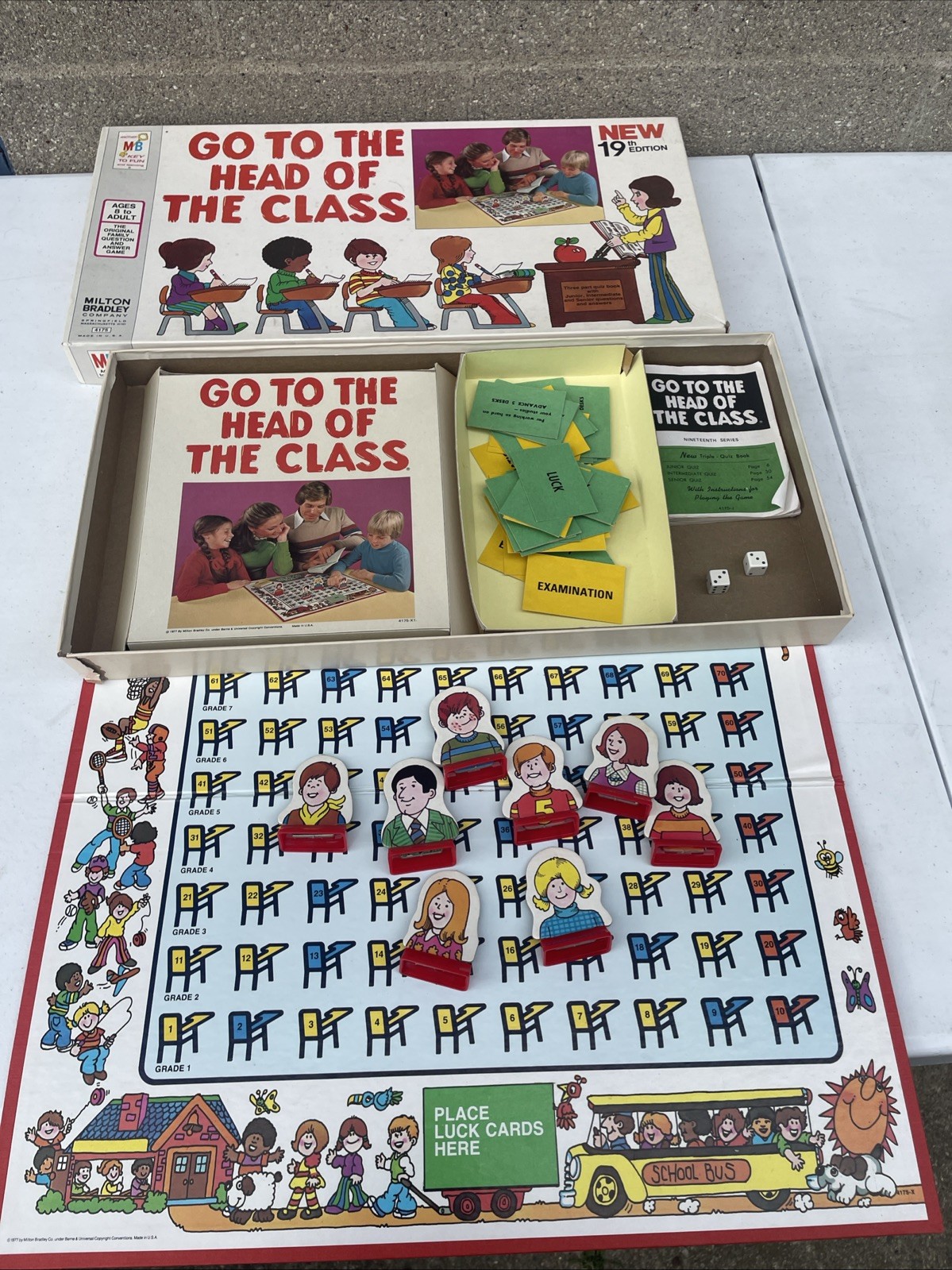 Go to the Head of the Class 19th Edition COMPLETE Milton Bradley 1977 Classic