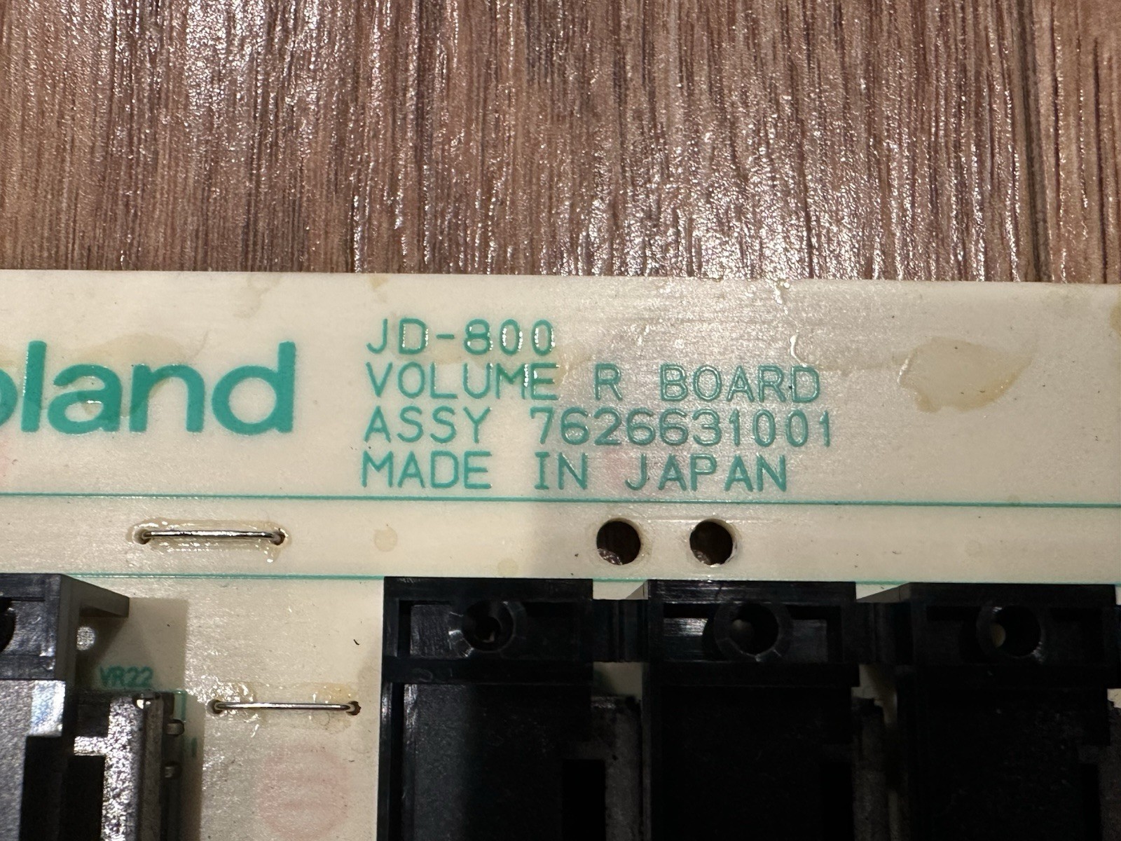 Roland JD-800 Volume Right Board Assembly..........#68