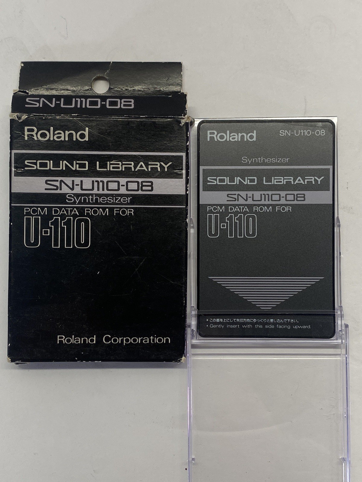 Roland SN-U110-08 Synthesizer Sound Library  Rom Card For U-110
