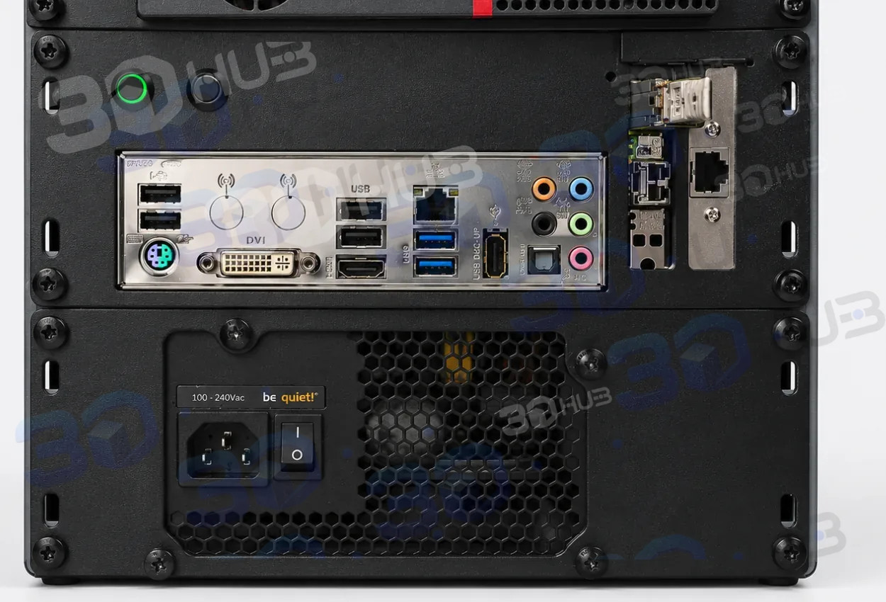 2HE 10 Inch Rackmount Mini-ITX ATX PSU Enclosure