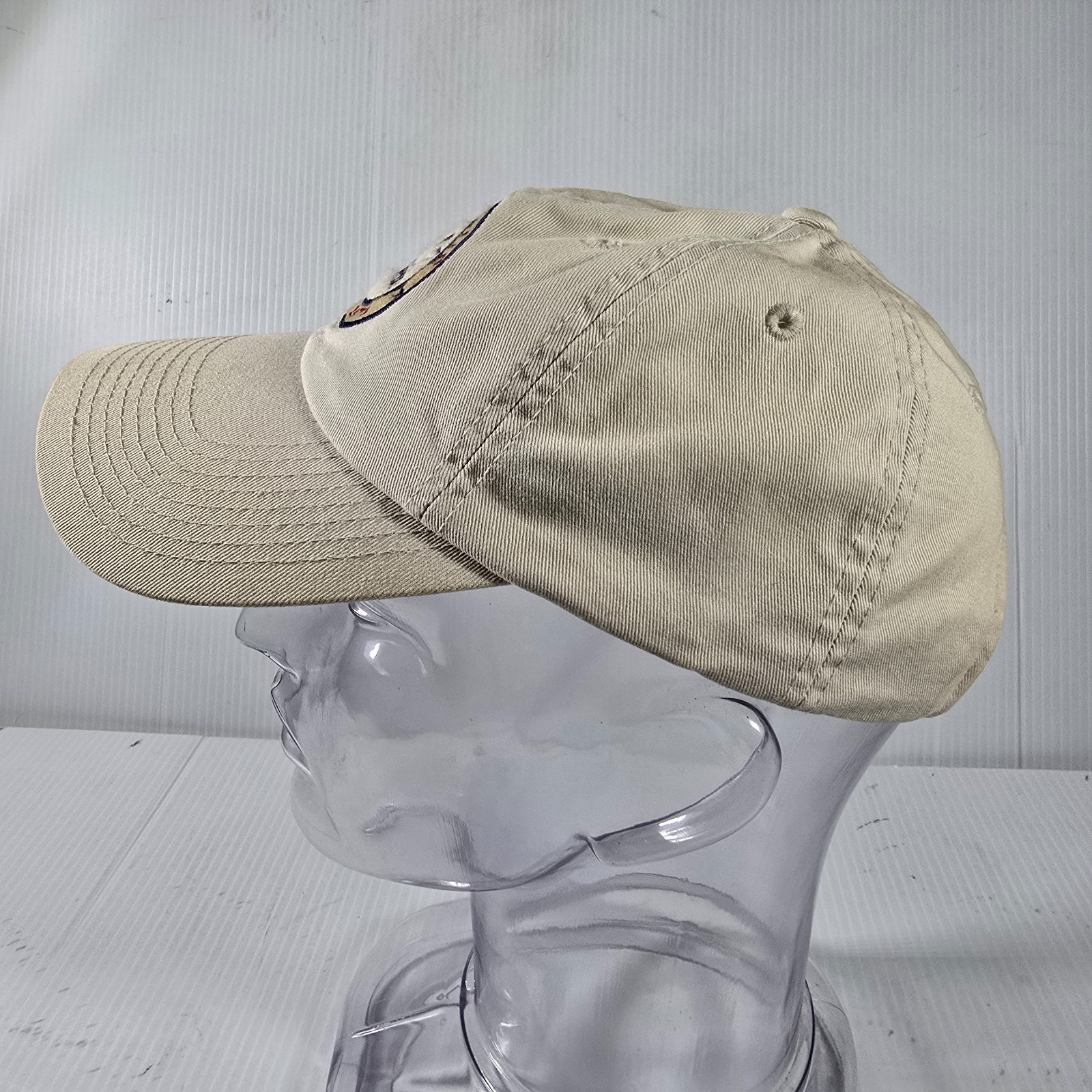 Youth Starter Authentic Baseball Hat, Beige Strap Back OSFA
