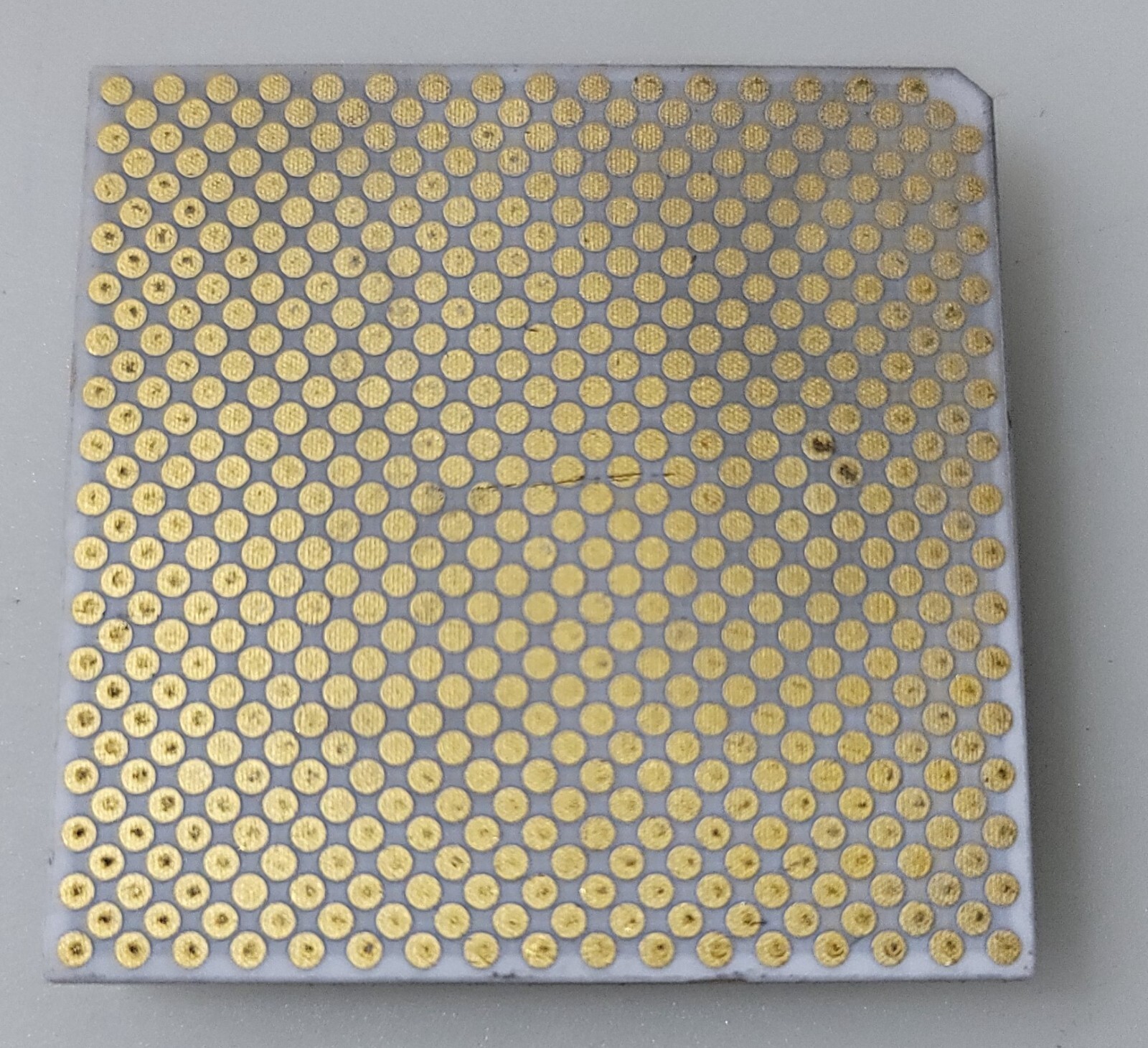 Rare Vintage HP USA 3AA1-1106 Ceramic Processor Gold/Collection