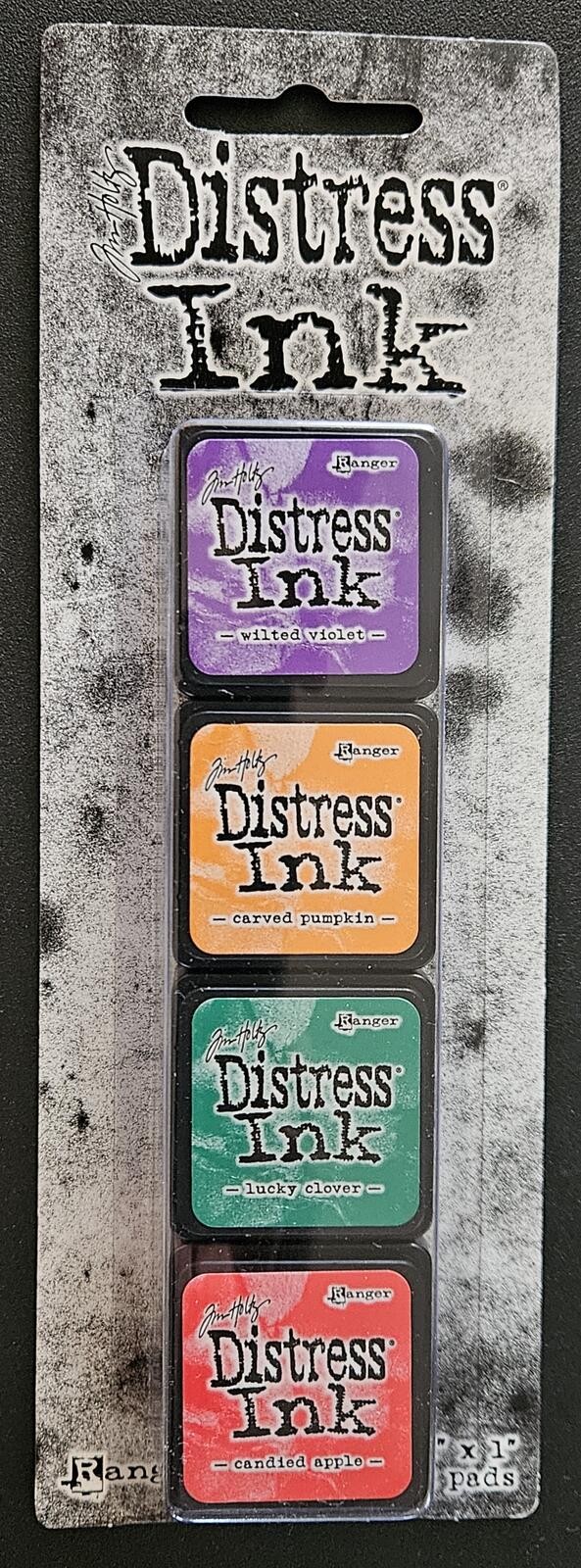 Kit #15 - Ranger Distress Ink Mini Pads Set of 4 Colors TDPK46752  789541046752
