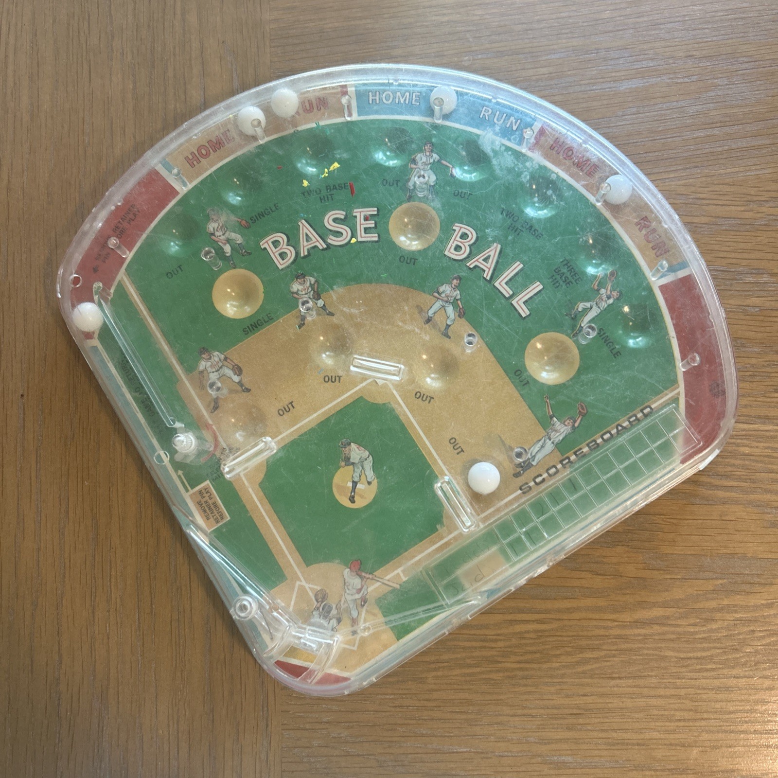 ⚾️Vintage Play Ball Pinball Game From 2001 By Schylling Baseball Toys Homerun⚾️