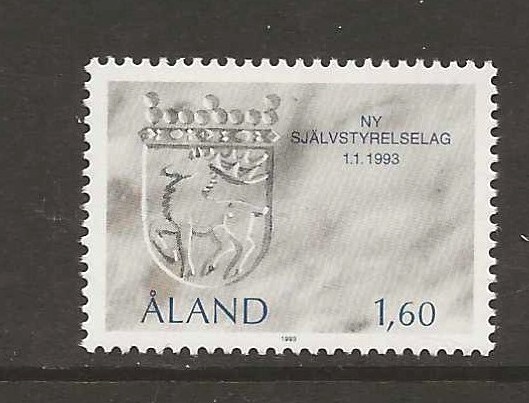 Aland Finland 1993 New Autonomy Act MNH (f69)