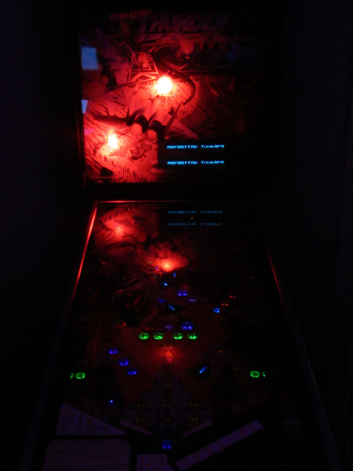 OPERATION THUNDER -NON GHOSTING Lighting Kit custom SUPER BRIGHT PINBALL LED KIT