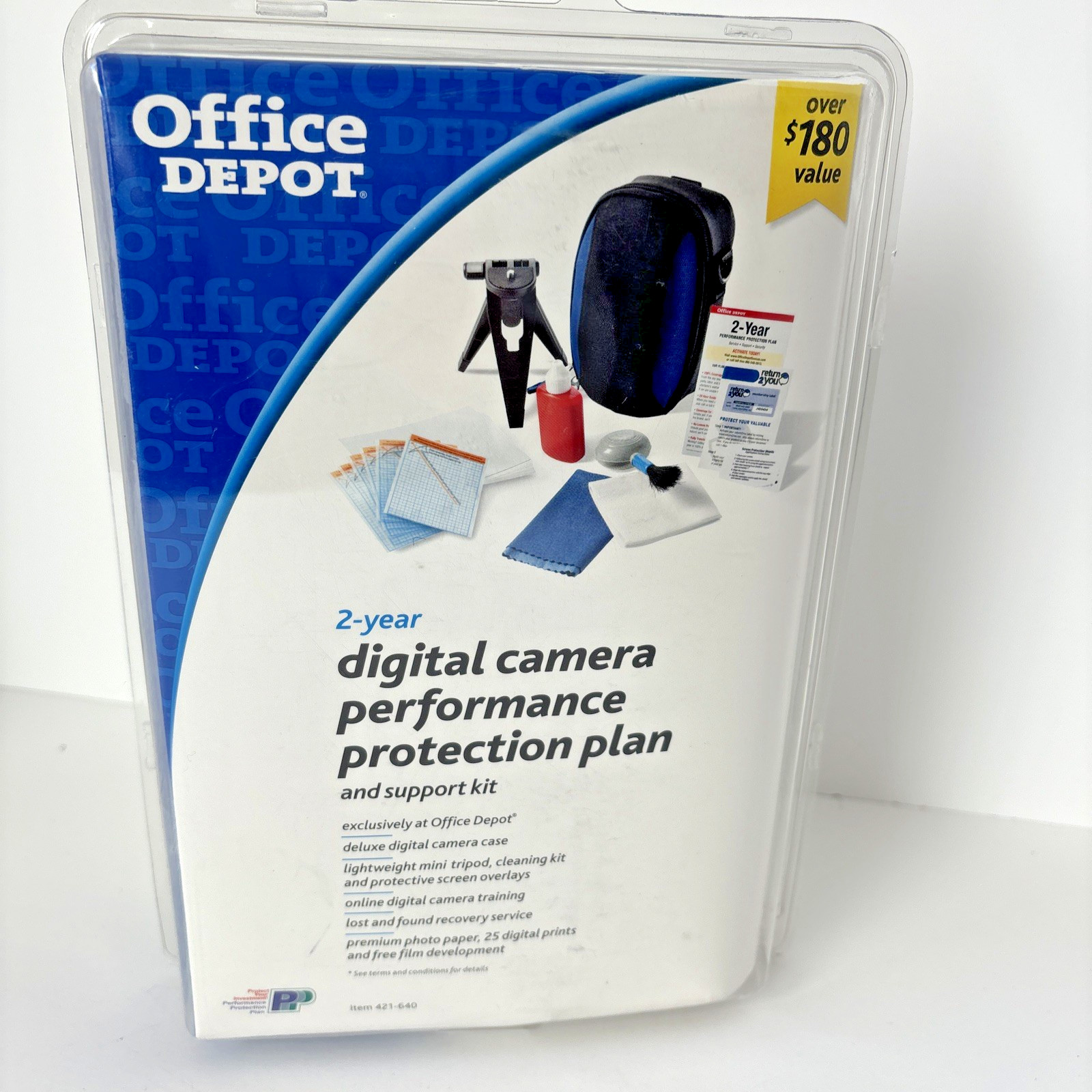 Office Depot Digital Camera Performance Protection Plan/Support Kit Sealed 2007