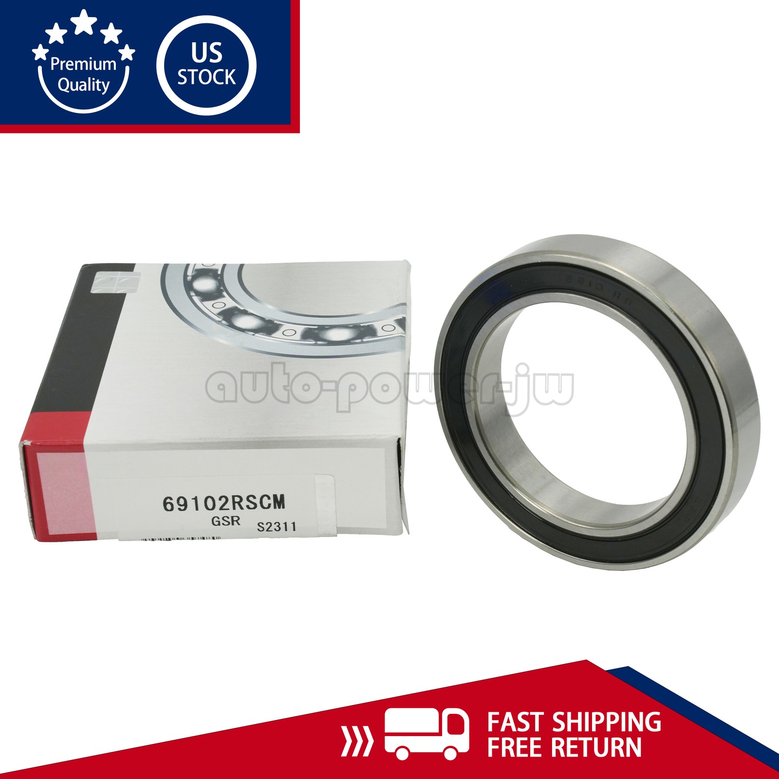 NEW For KOYO Deep Groove Ball Bearings 6910 2RS 6910RS 61910-RS 50x72x12mm