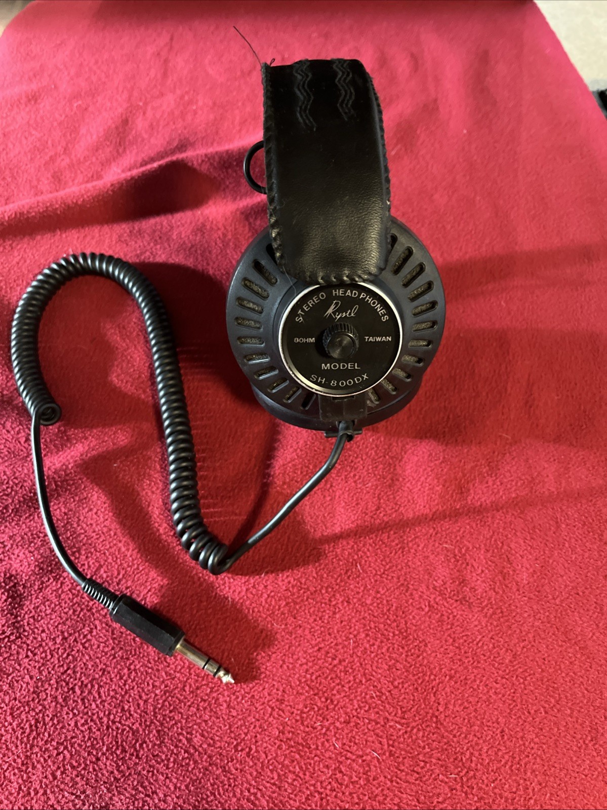 Vintage RYSTL STEREO MONO HEADPHONES Volume Control SH-800DX