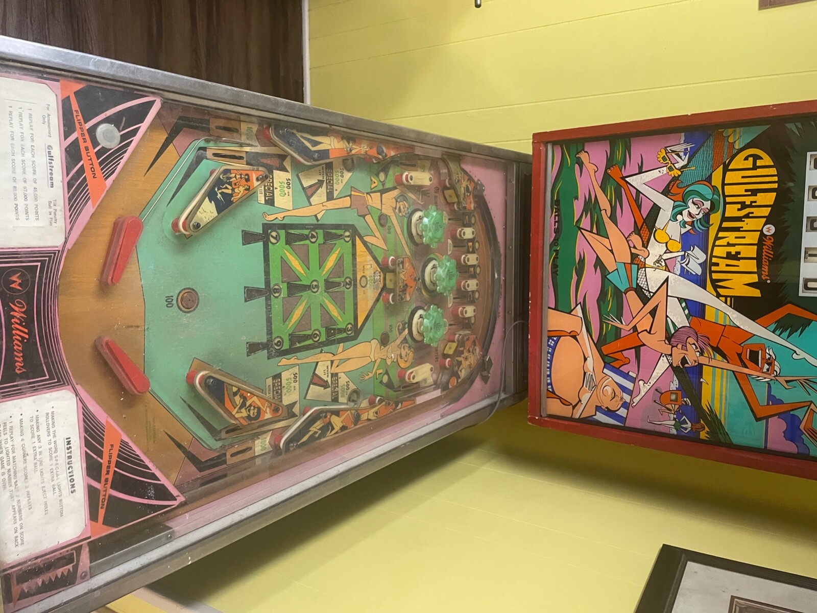 Gulf Stream pinball machines arcade style used 