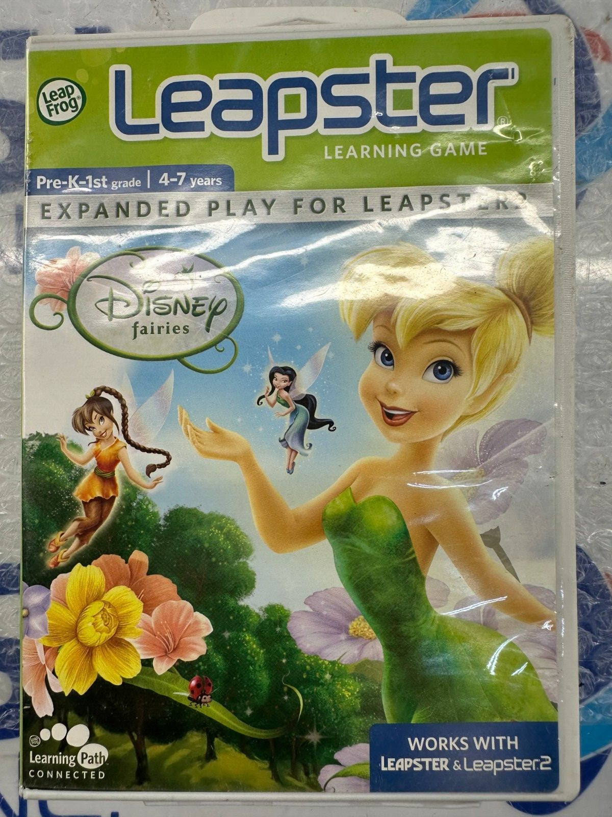 Leapster Disney Fairies Electronic Learning Game Software Cartridge