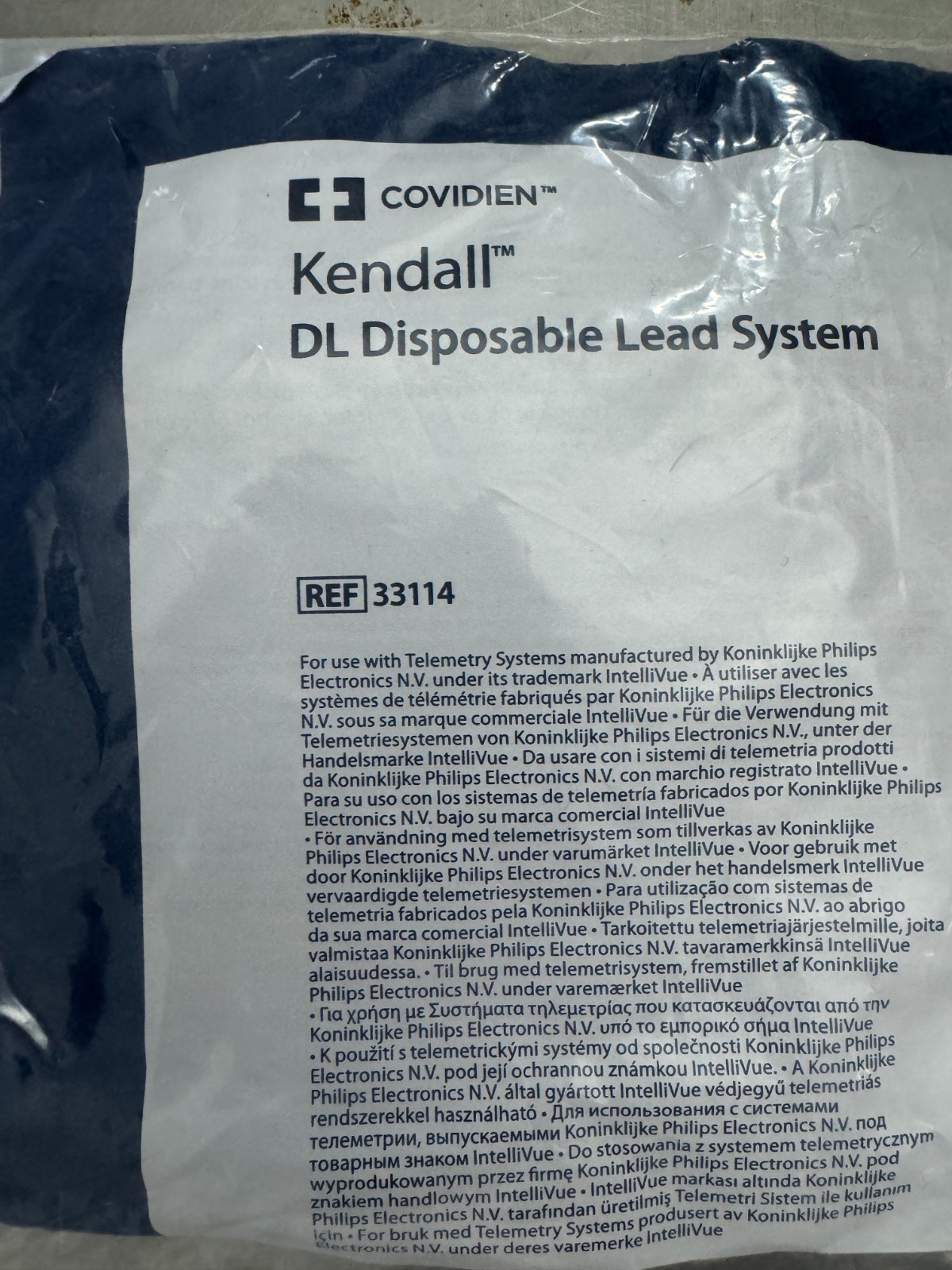 Kendall DL Disposable Lead System (33114) - Lot of 2 - NEW