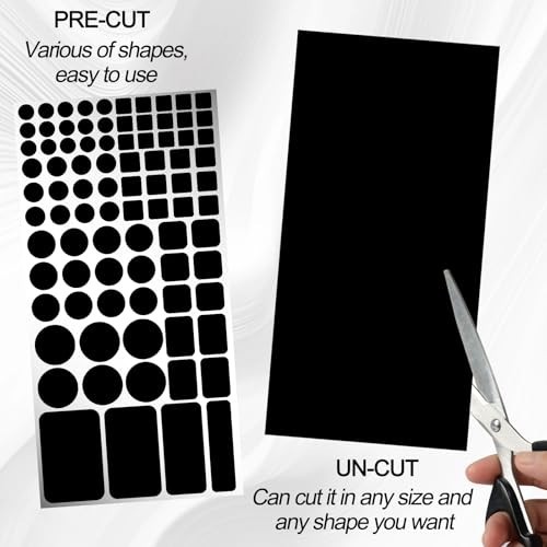 LED Light Blocking Stickers,Blackout Stickers for Electronic,2 Sheets LED Light