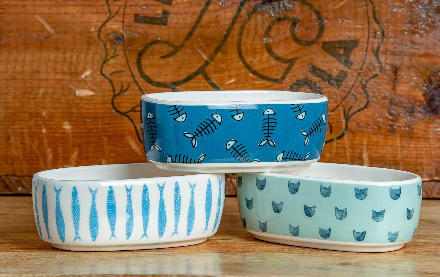 Park Life Designs Monty Oval Cat Dish 2 Cup