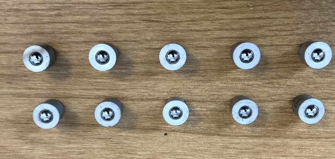 (10 Pcs) Oil Hole Covers and Cup Style GB Ball Oiler 5/16 DIAMETER (Aluminum)
