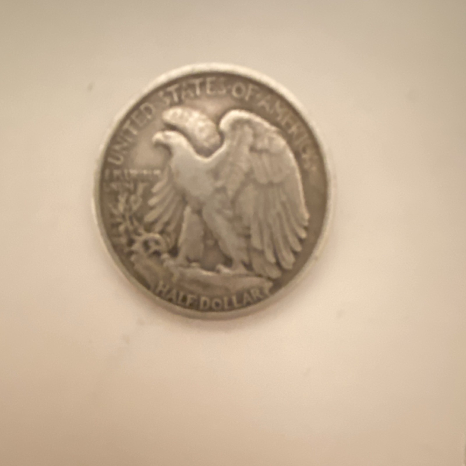 Liberty Walking Silver Half Dollar 50C Reverse Eagle Design