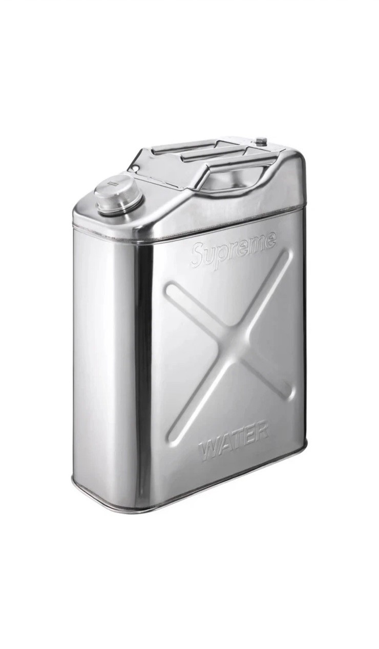 Supreme Swiss Link Stainless Steel 20L Water Can Silver
