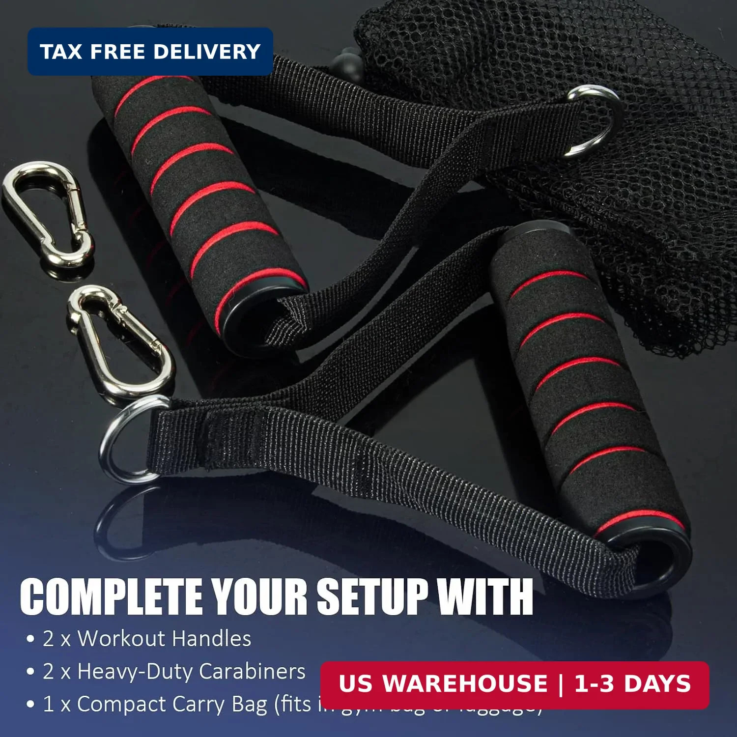 2 Pack Upgraded Exercise Handles, Gym Handle Equipment for Cable Machine Attachm
