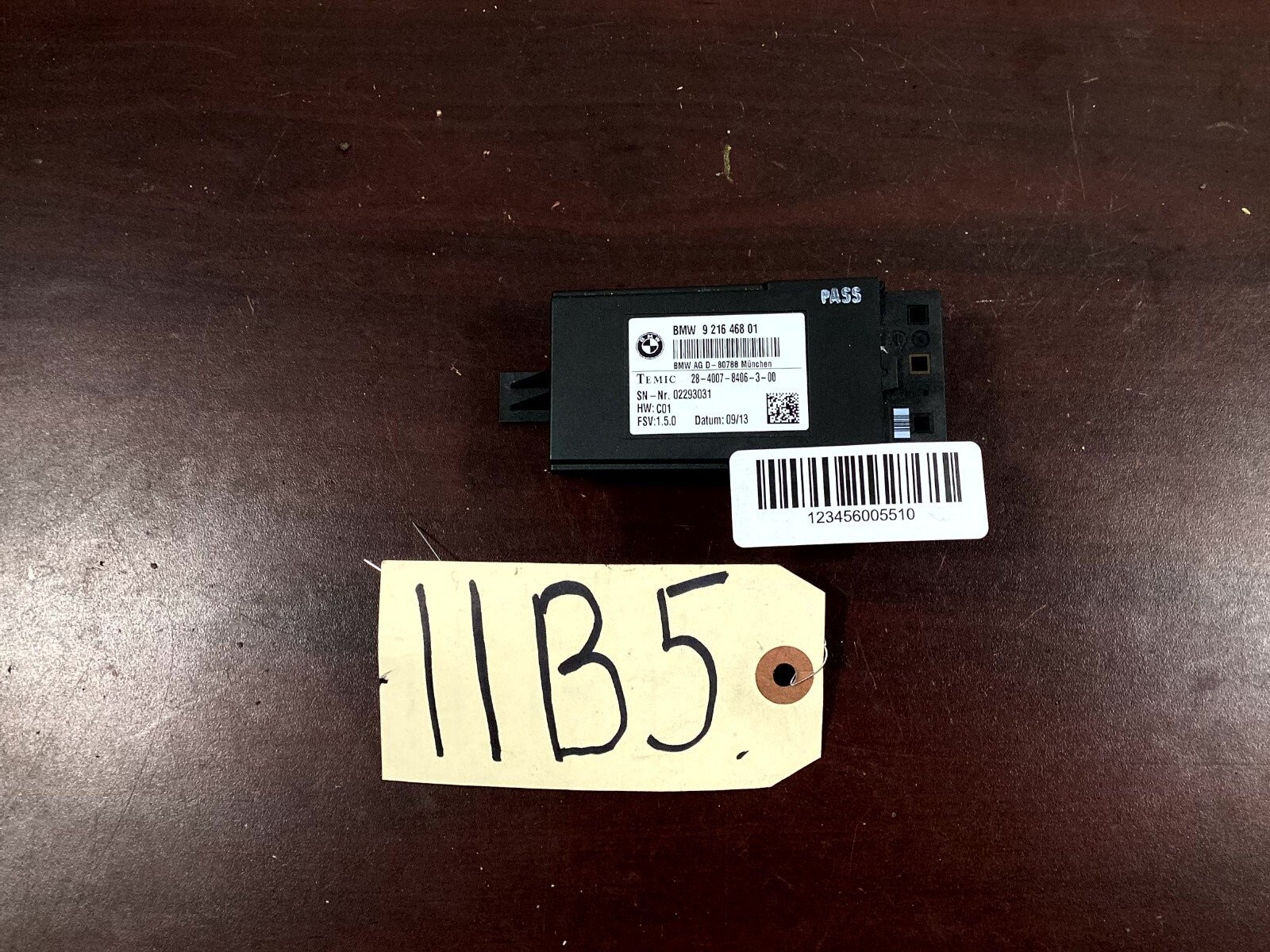 2012-2016 BMW 328i SEAT CONTROL MODULE OEM .
