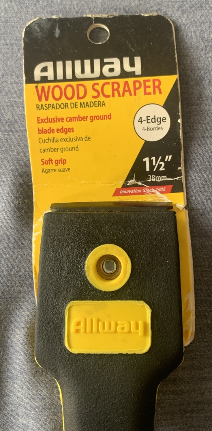ALLWAY FE1 2-Edge Soft-Grip Scraper 1 1/2