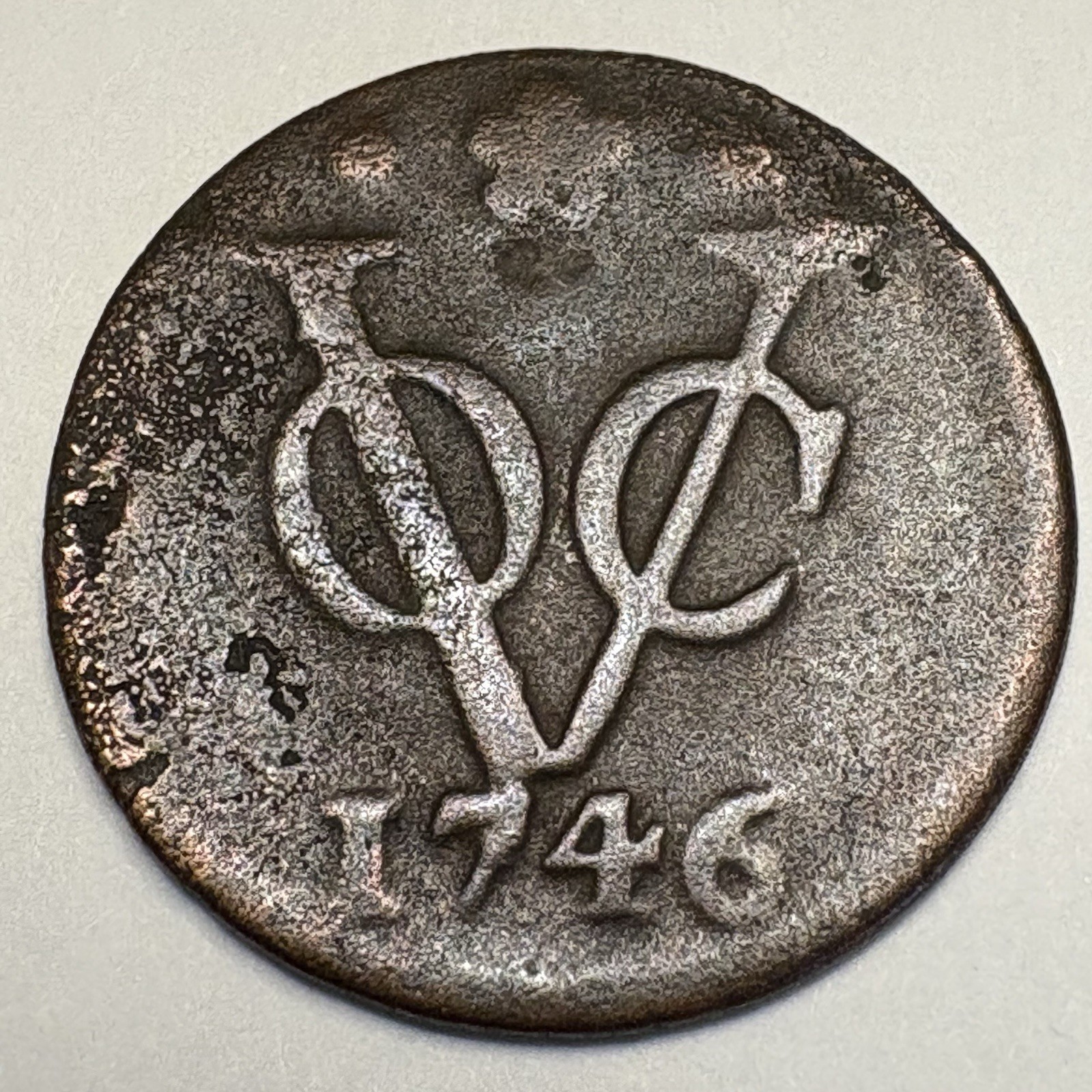 1700s Coin - Netherlands East Indies Duit  FREE SHIPPING