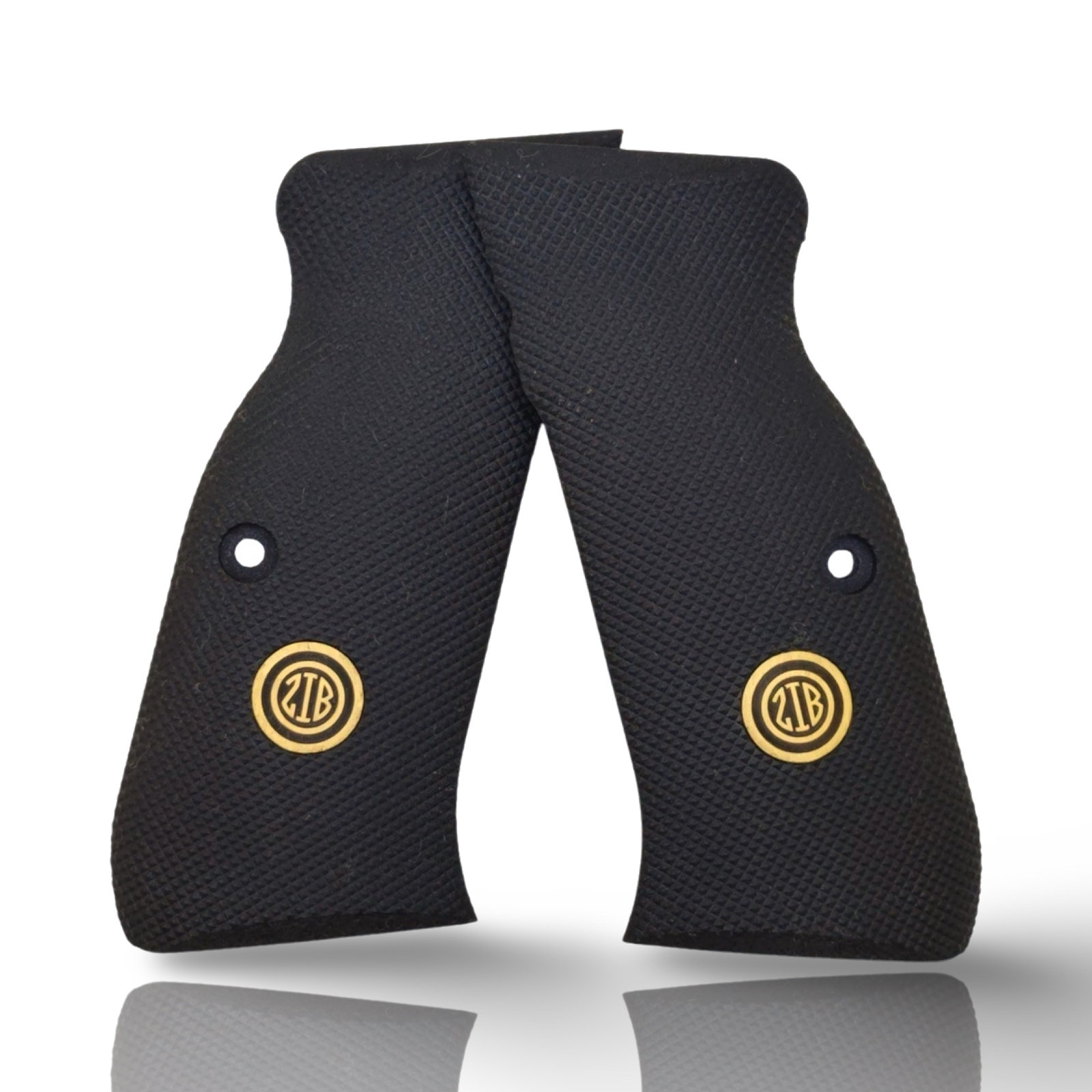 Zib Grips Polymer Series Pistol Grips for Sarsilmaz KILINC2000LIGHT, Metal Logo