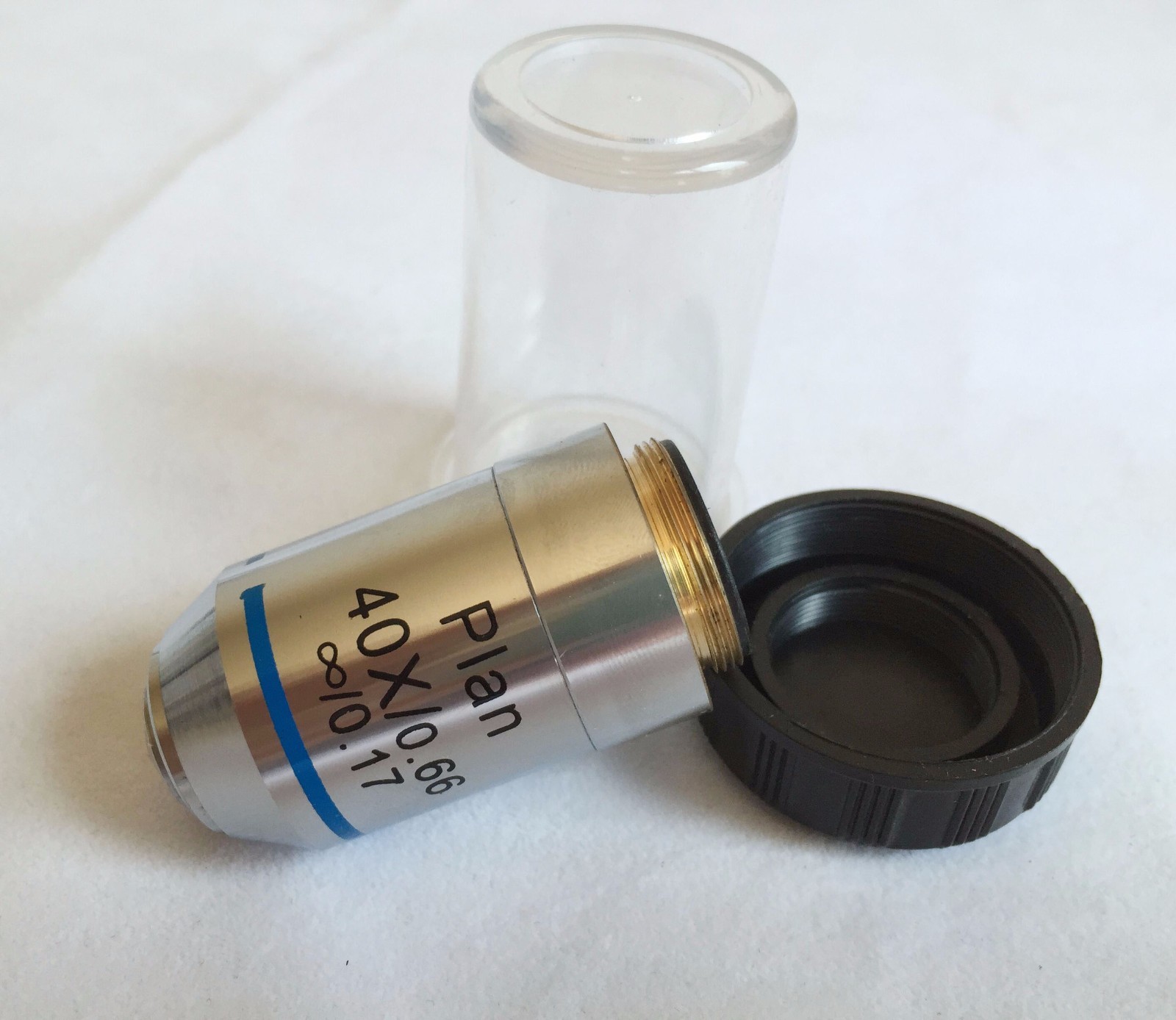 Microscope Objective Lens 40X /0.66 Spring Infinity PLAN Achromatic FotoHigh