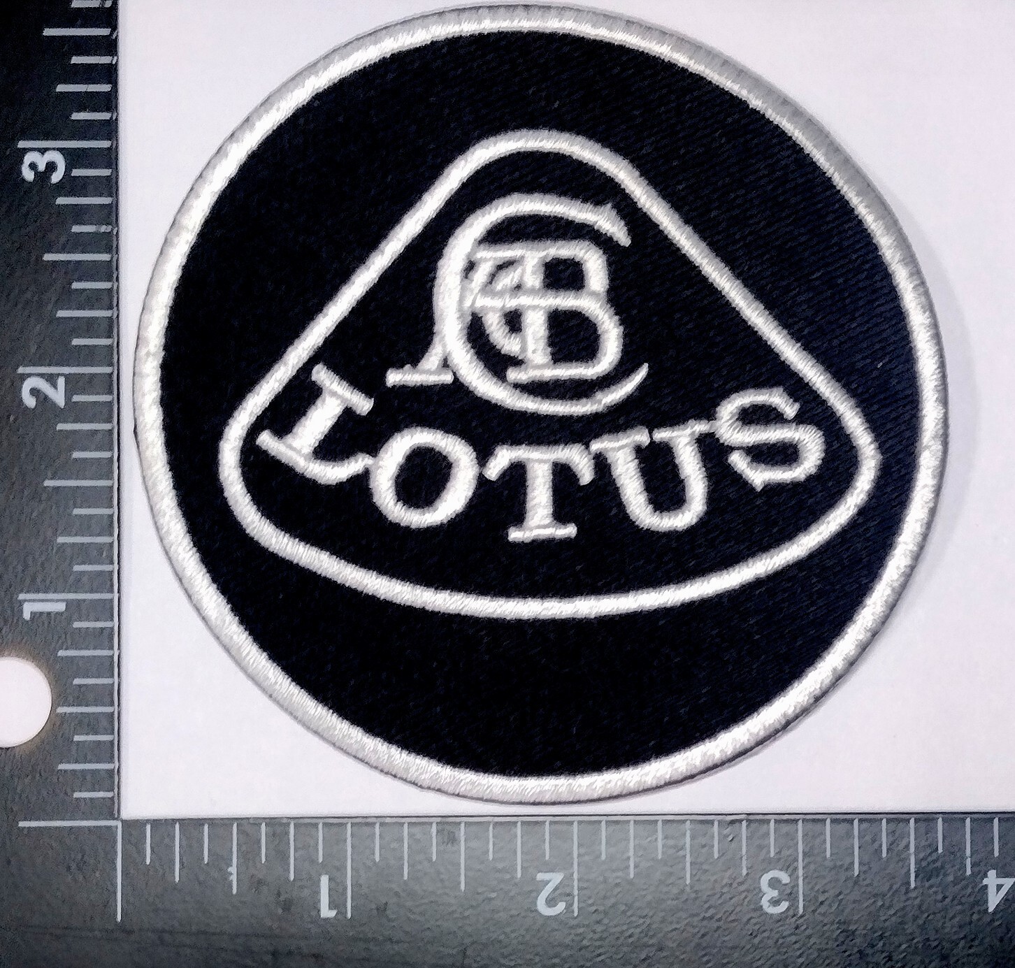 Lotus Patch England British Iron On Sow On Embroidered High Quality Fast w/Trk#