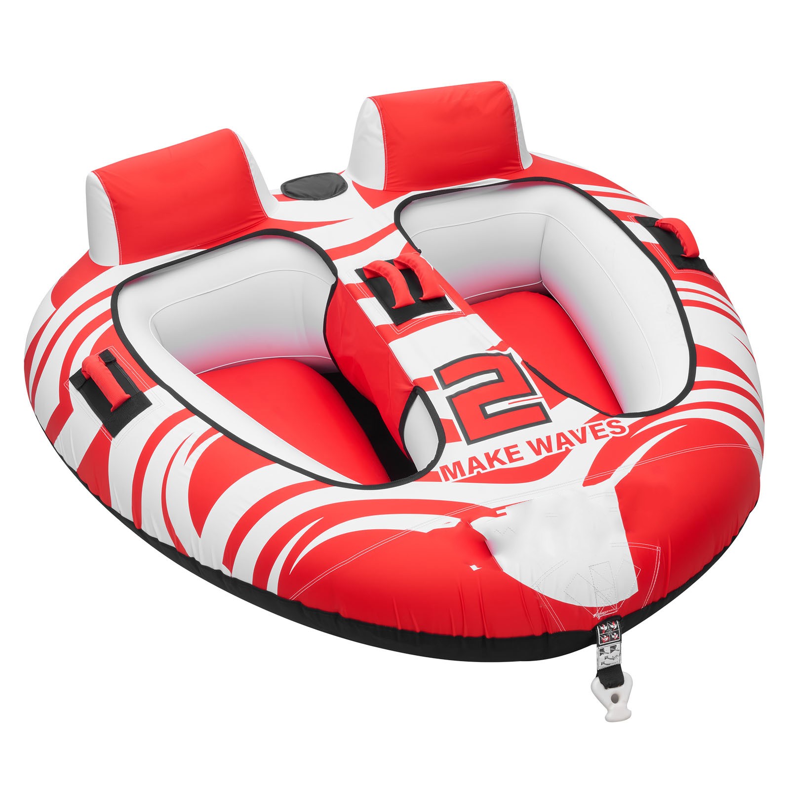 Uimoso Towable Tubes for Boating, 2-Person Inflatable Water Sports Equipment