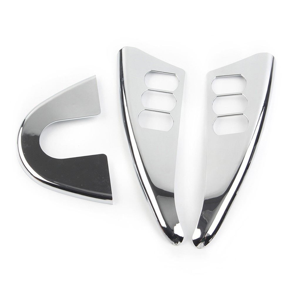 For Harley Electra Street Glide Inner Fairing Switch Panel Accent Cover Chrome