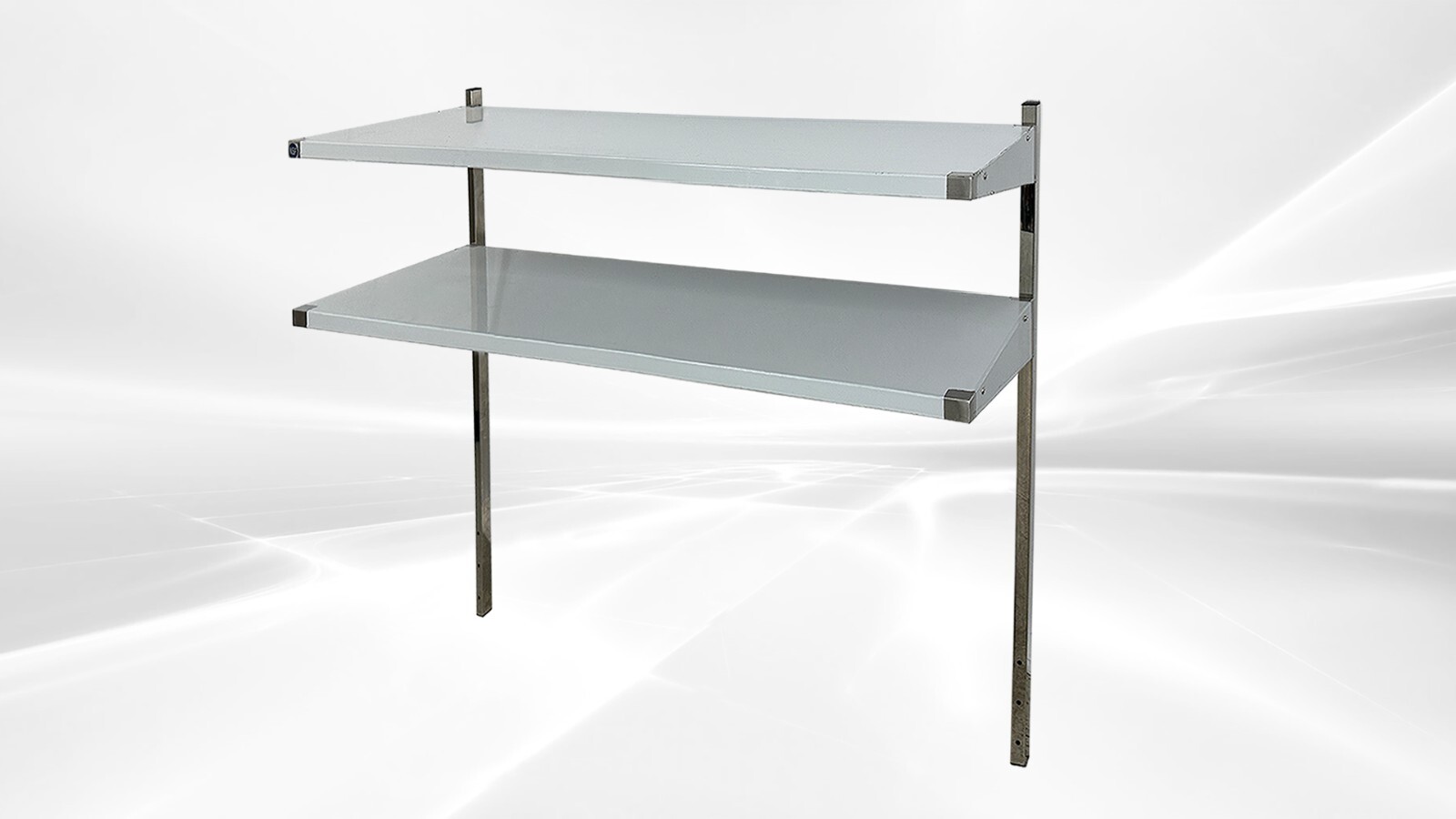 NEW 47" Two Layer Shelf Rack Market Retail Display Merchandiser Add On Frame