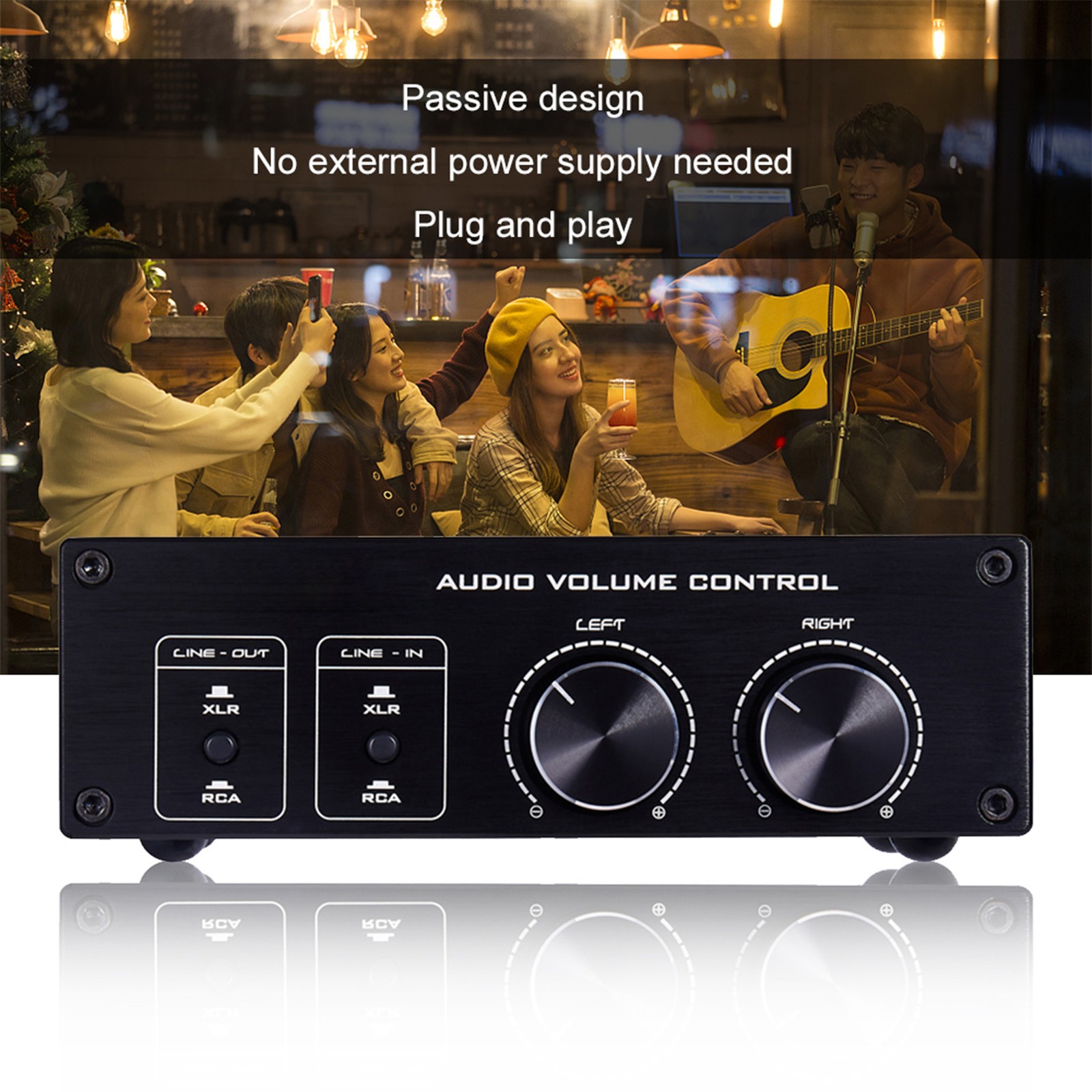 LYNEPAUAIO Passive Audio Volume Controller With Fully-Balanced & YVCT