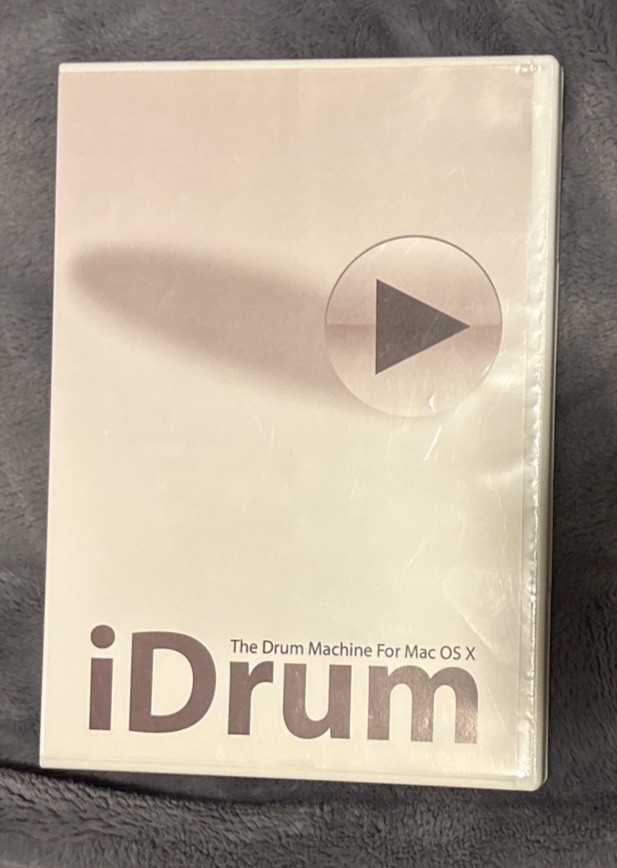 Rare 2004 iDrum Mac OS X Install Disc for GarageBand w Manual 🥁🪘Glaresoft OBO