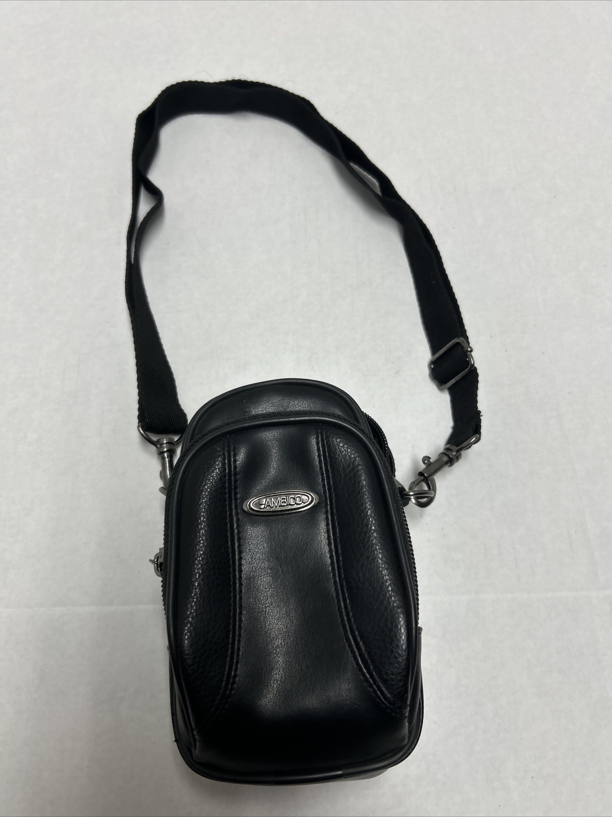 AMICO BLACK CAMERA BAG With 2 Compartments Adjustable Straps
