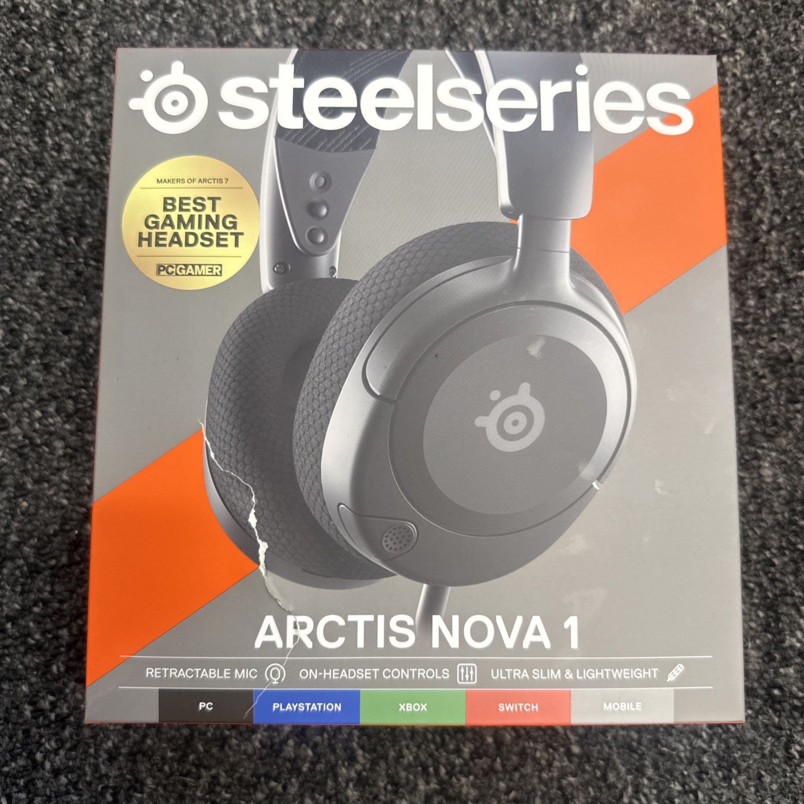 SteelSeries Arctis Nova 1, Gaming Headset - Black. 61606 New Sealed