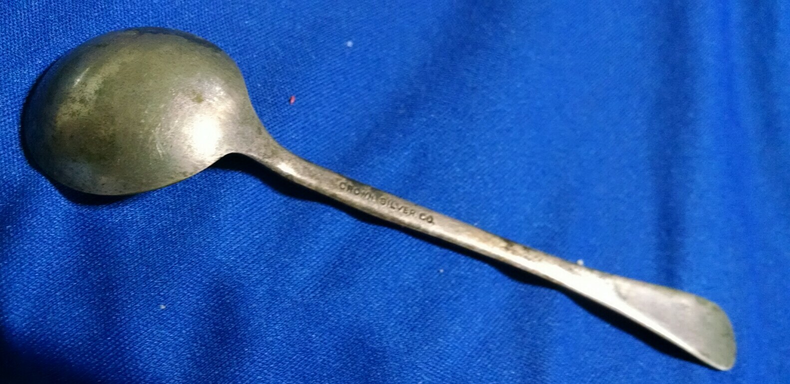 Crown Silver Co sugar spoon 5"
