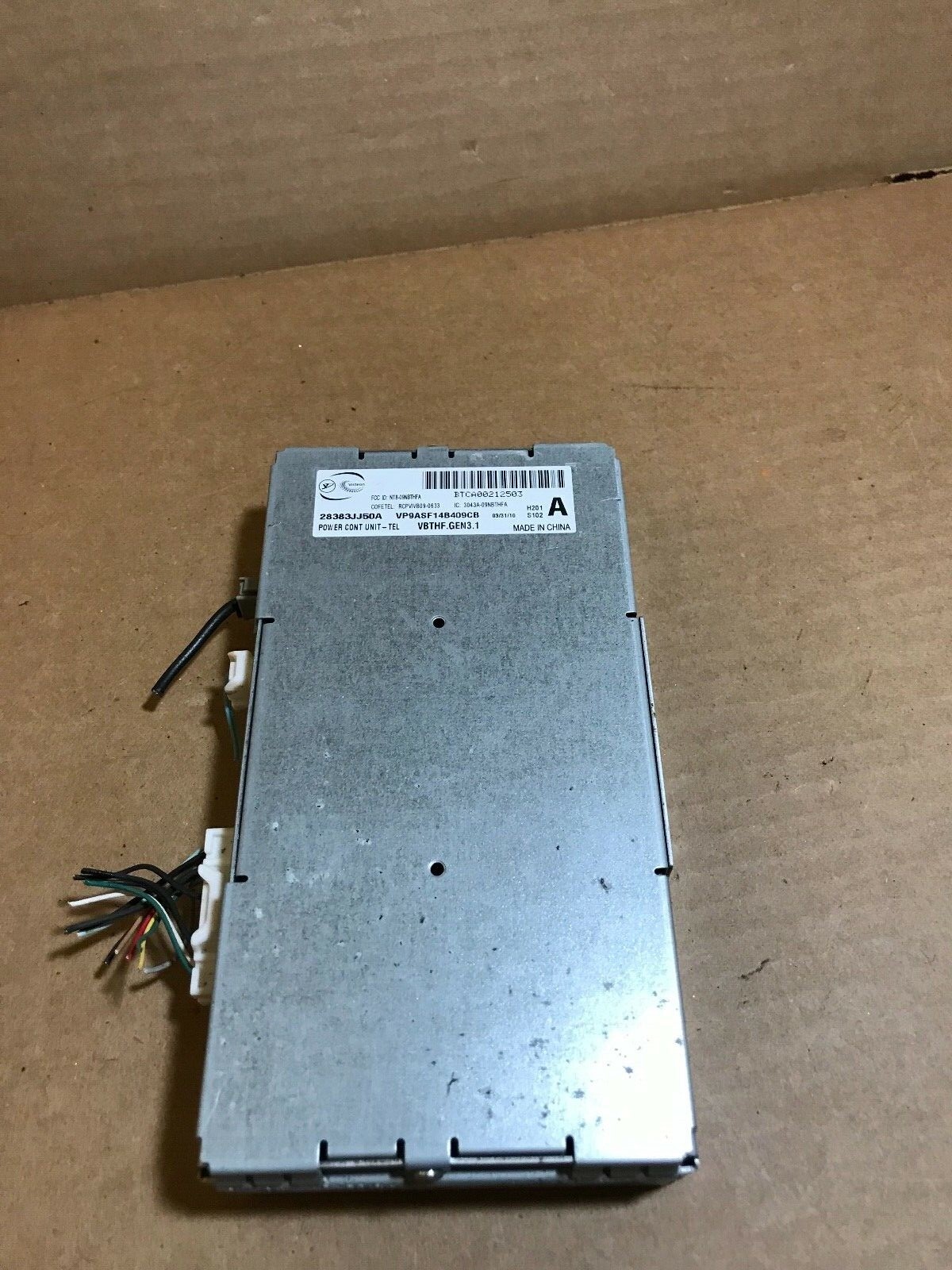 10-13 INFINITI G25 G37 Sedan Chassis Communication Module Receiver 28383JJ50 OEM