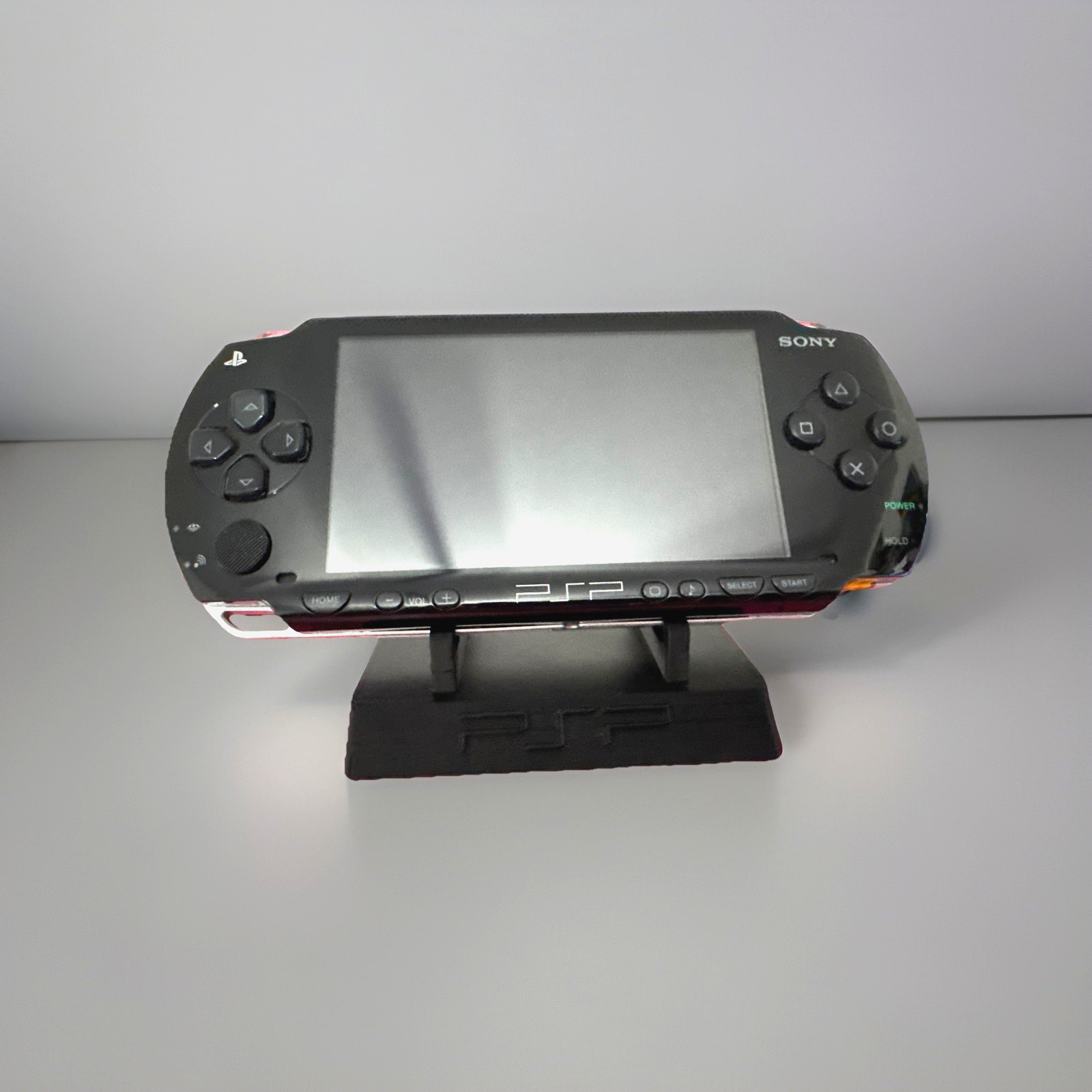 PSP Stand Holder-Stealth Black- Fits All Models PlayStation Portable