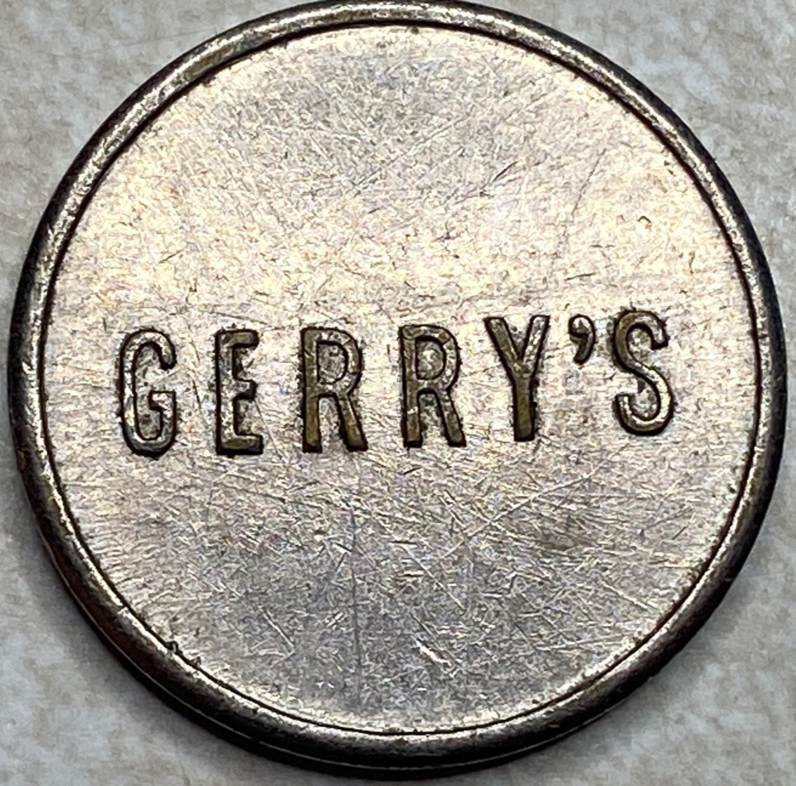 Gerry's St Paul Minnesota MN amusement trade Token T2984