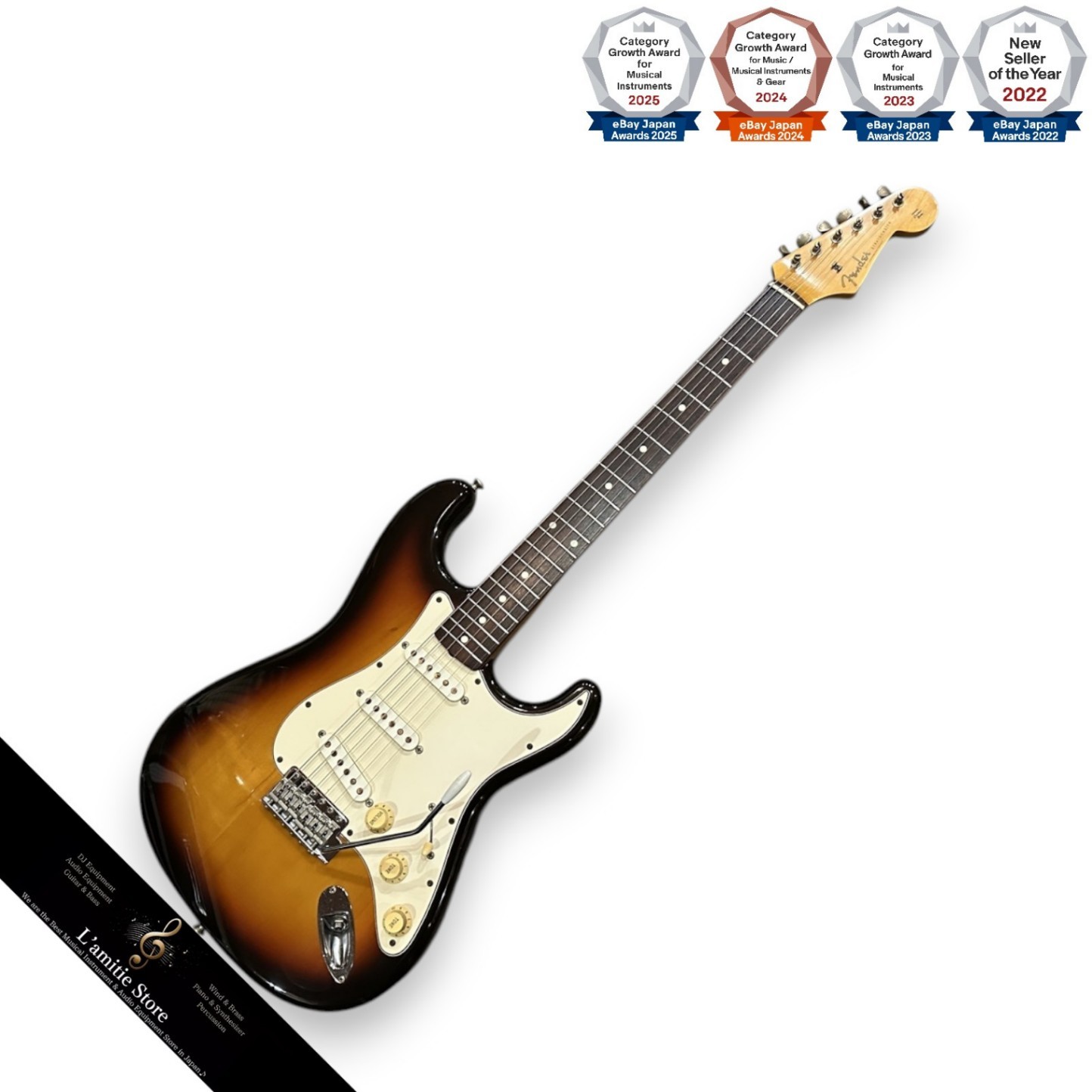Fender Japan ST6270 Stratocaster Electric Guitar 199394 Ash Body Maple Neck