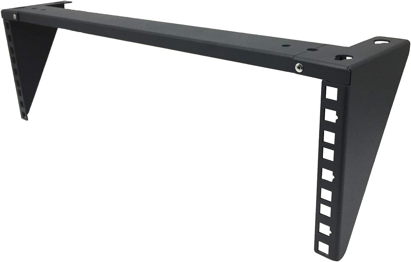 3U Vertical Wall Mount Rack Steel Foldable Patch Panel Bracket 19 Inch 2 PCS
