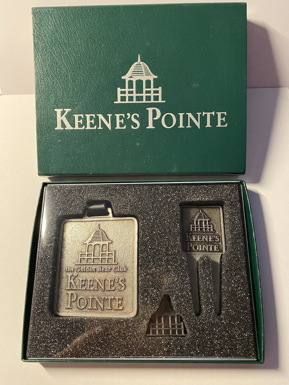 The Golden Bear Club Keene's Point Divot/Pivot Repair Tool Ball Marker & Bag Tag