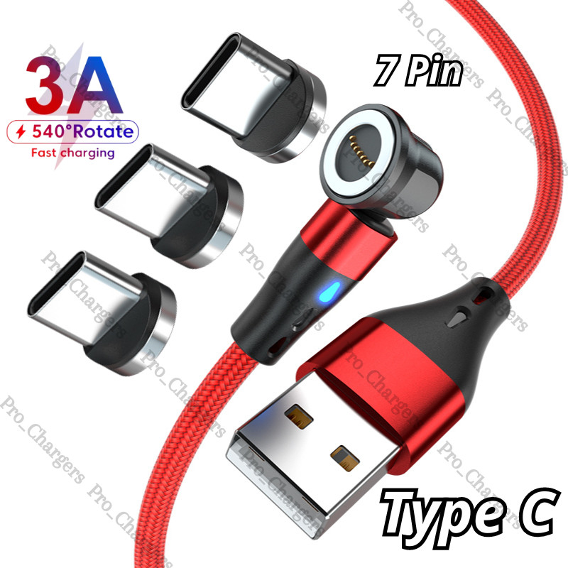 Magnetic USB C Type C Fast Charger Adapter Cable Cord For Android Samsung Google