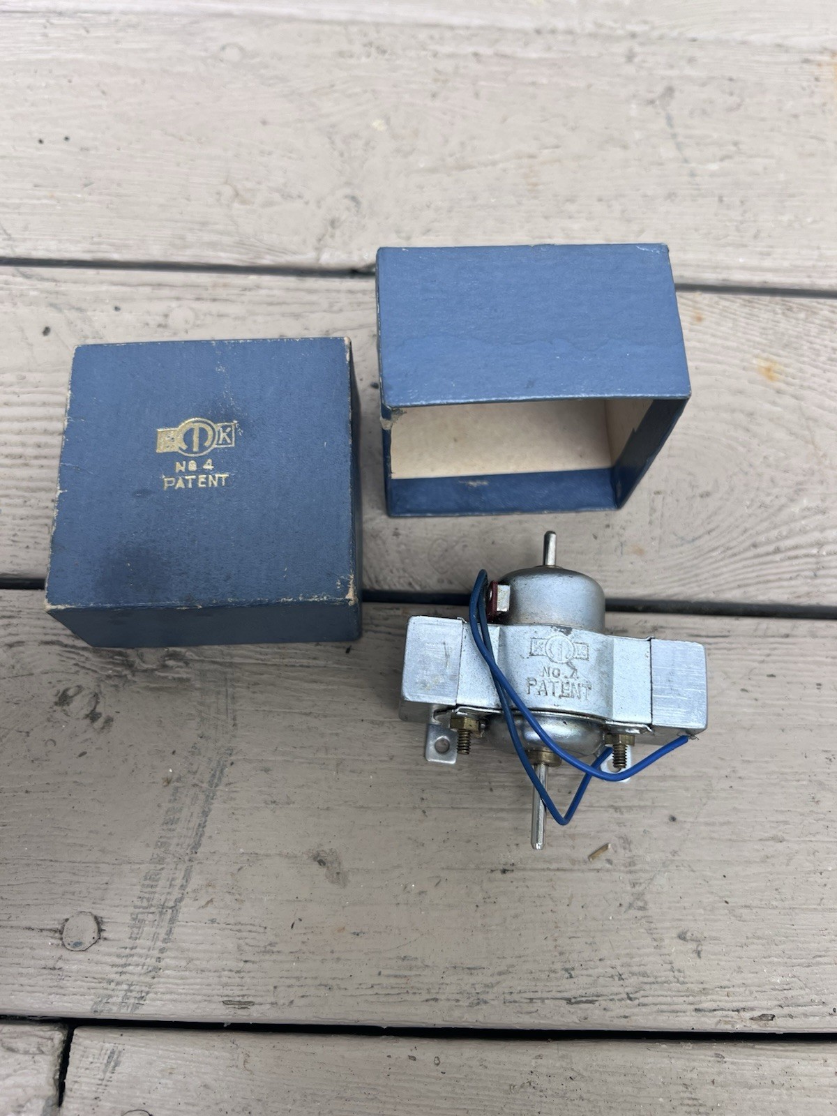Vtg Kmk Electric Hobby Motor ENGINE BOX Rare Boat Plane Parts